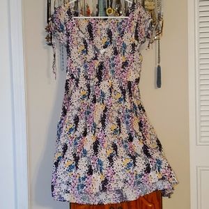 NWT Free People Ivory floral Dress